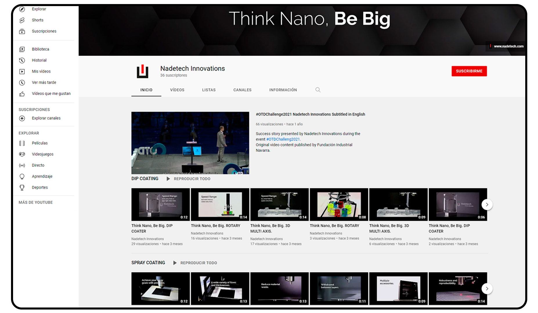 nadetech youtube canal